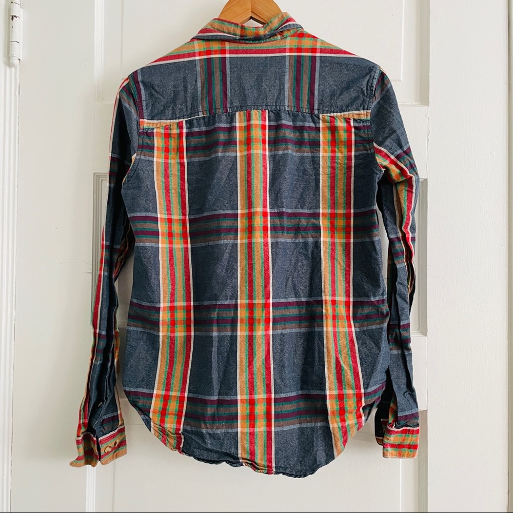 Obey Plaid Button Down Long Sleeve Shirt - Picture 3 of 4